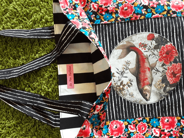 Sac tote bag Carpe Koï