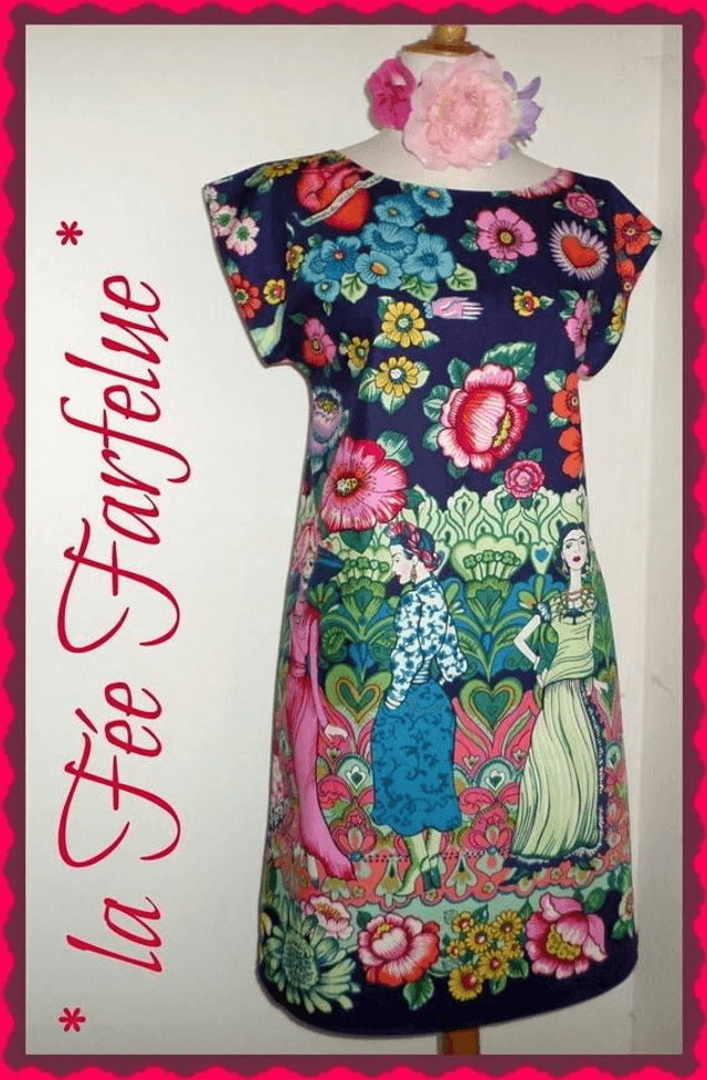 Robe Frida bleue